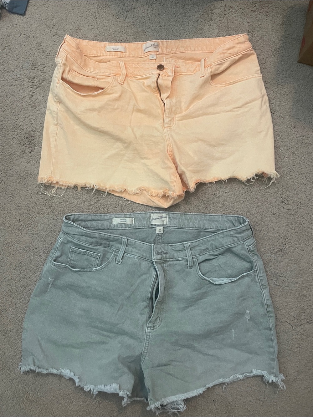 Universal Thread lot of 2 vintage midi denim shorts